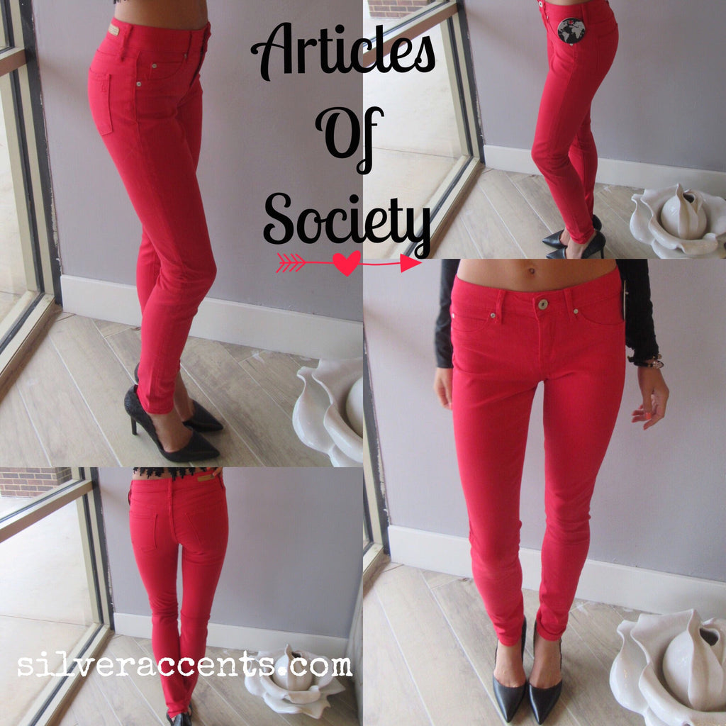 articles of society red jeans