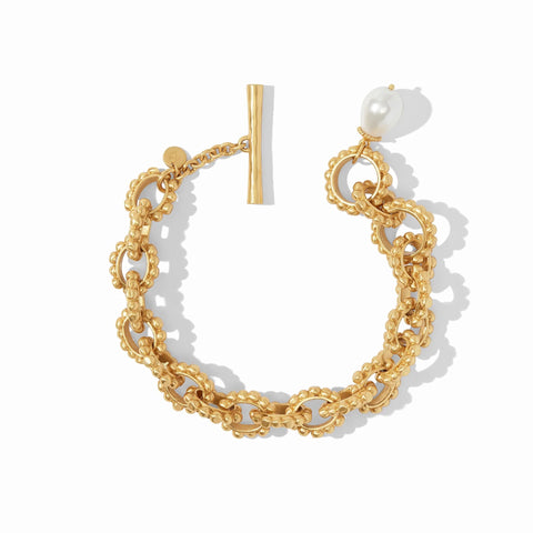 JULIE VOS Gold MARBELLA Link Bracelet