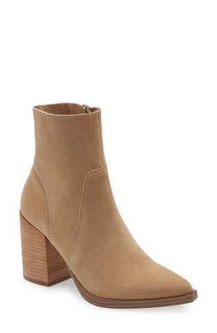 STEVE MADDEN Suede CATE Bootie Shoe