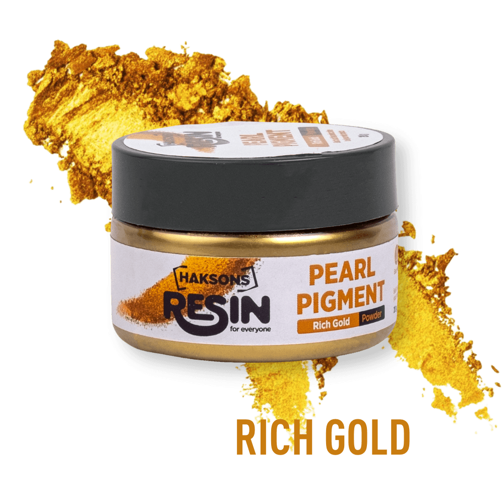 Haksons Pearl Pigments (Mica Powders) - Rich Gold