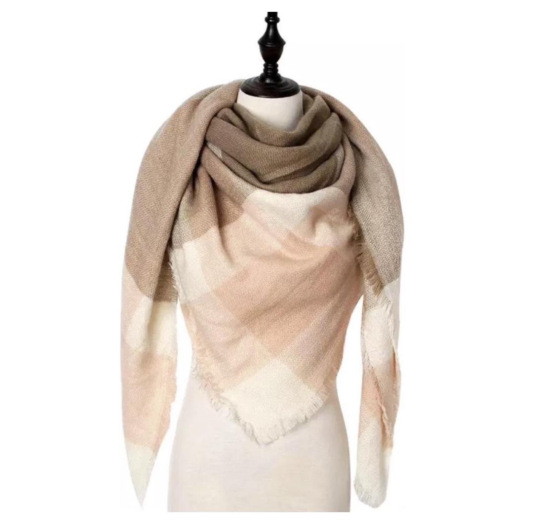 Katholiek drinken Aftrekken Blanket wintersjaal blush roze – Emilie collection