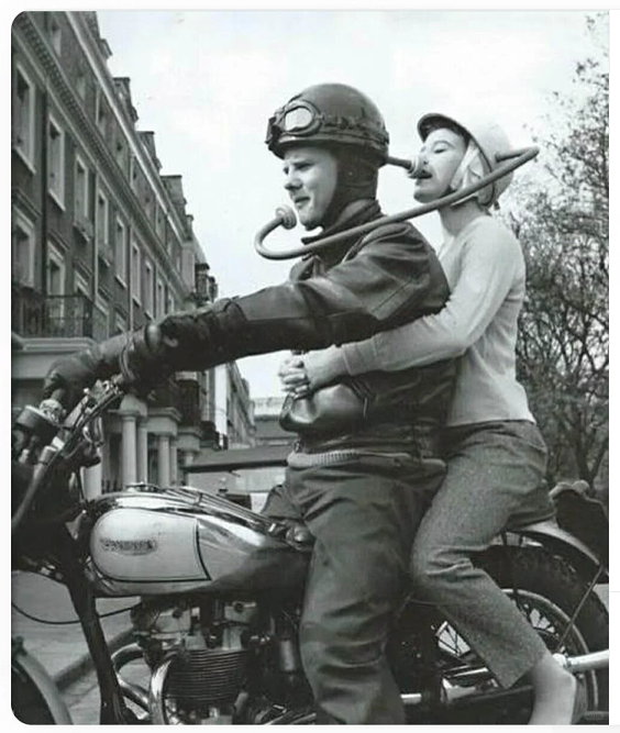 old motorcycle intercom