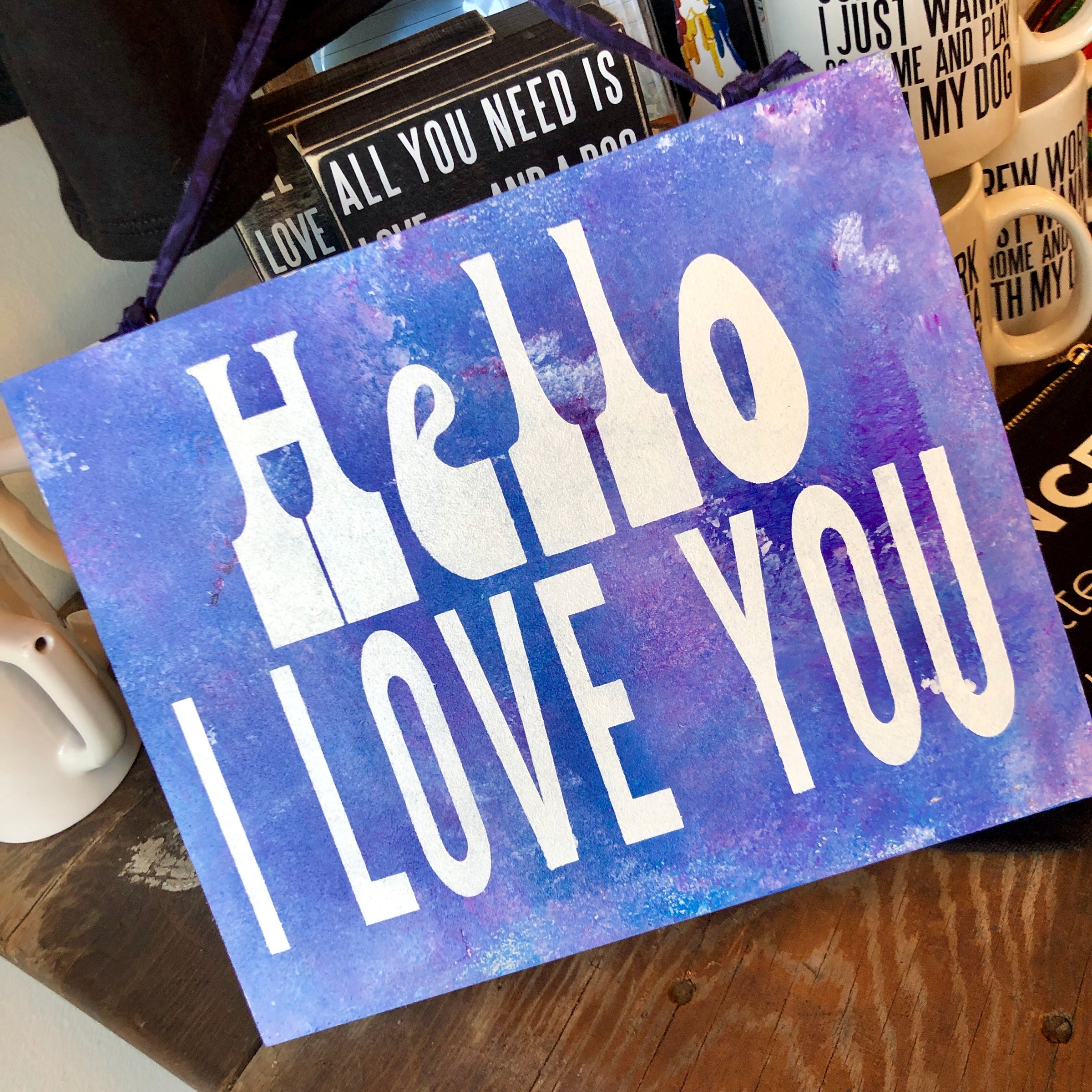 Hello I Love You Sign