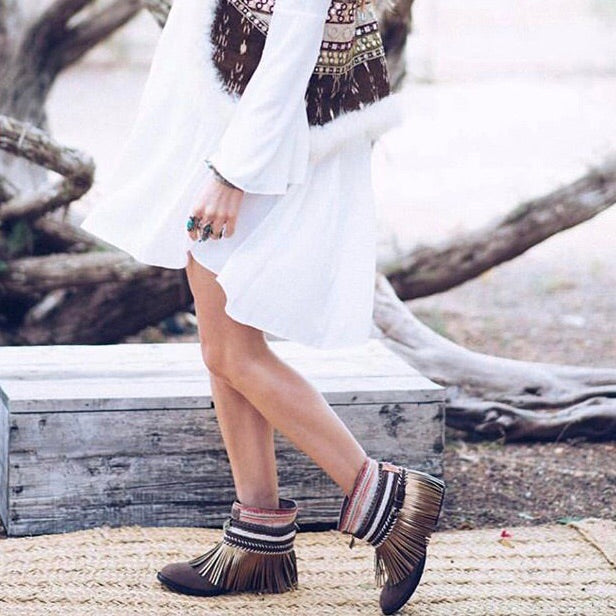 boho booties