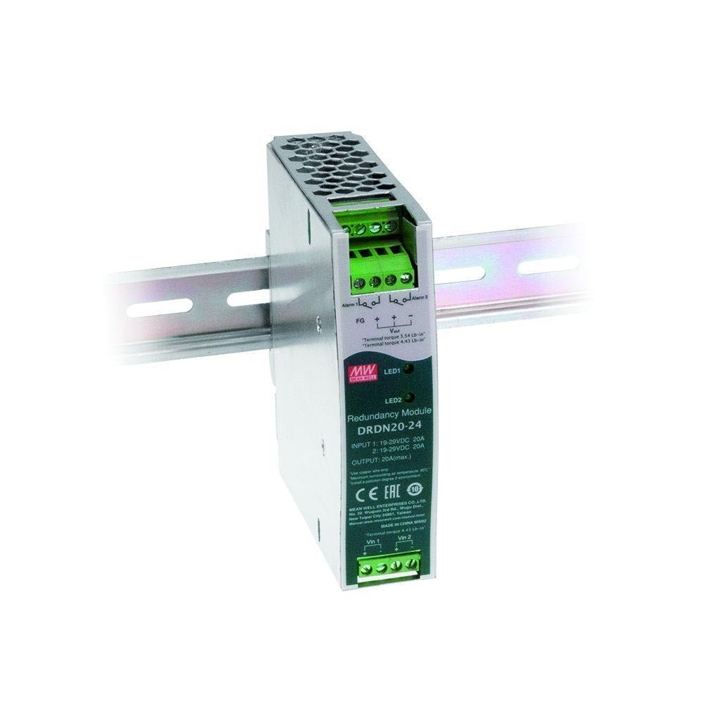 Mean Well DRDN20-48 Redundancy Module Power Supply 20A - DIN Rail