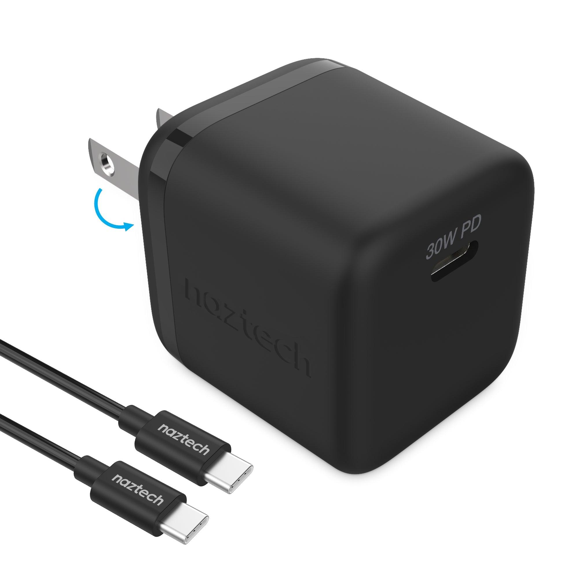 30W PD Wall Charger + USB-C to USB-C Cable 6ft for Traveling by VYSN