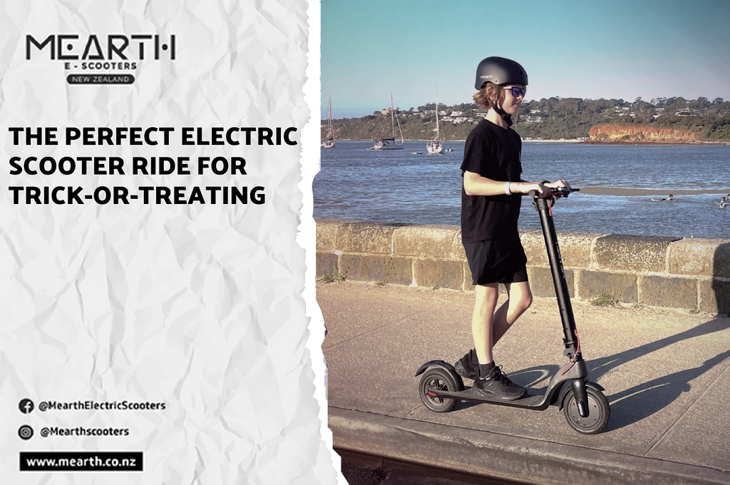 The Perfect Electric Scooter Ride for Trick-or-Treating