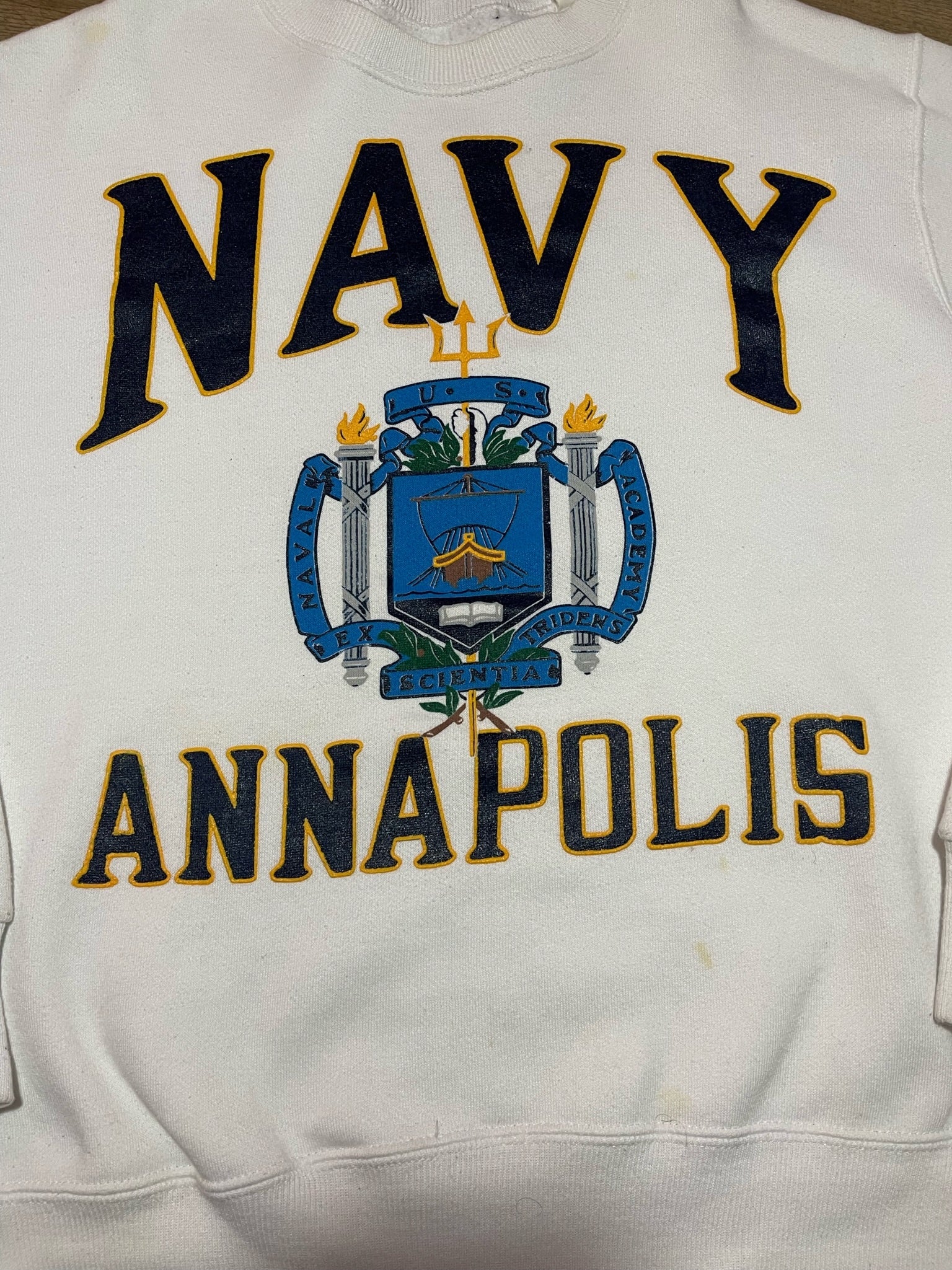 80s Naval Academy Sweatshirt – Off Campus Vintage