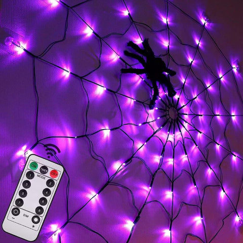LED Spider Web Lights