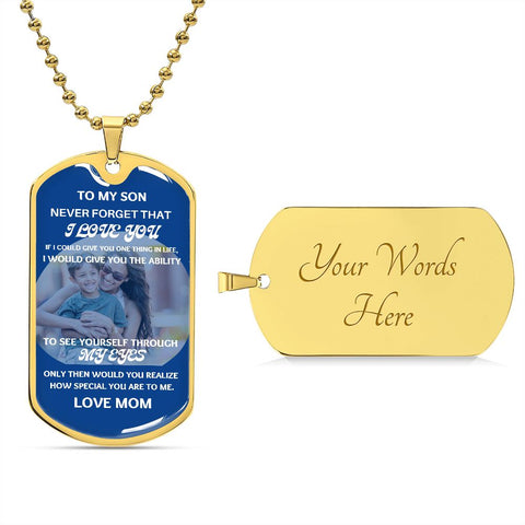 Never Forget That I Love You Luxury Necklace Gifts for Him on 25th Birthday