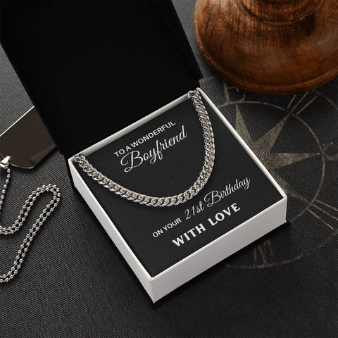 Cuban Link Chain | 21ST birthday gifts for him