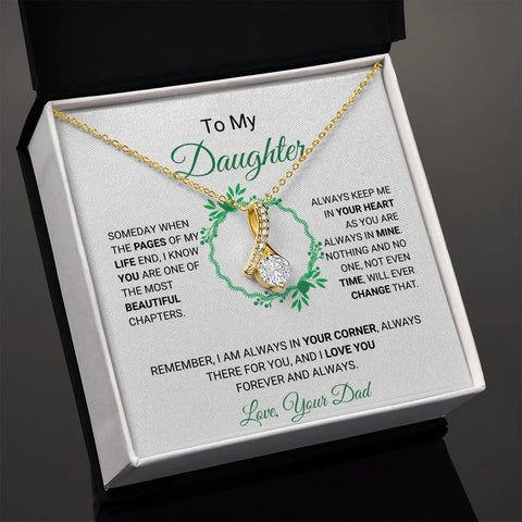 Daughter Necklace From Dad