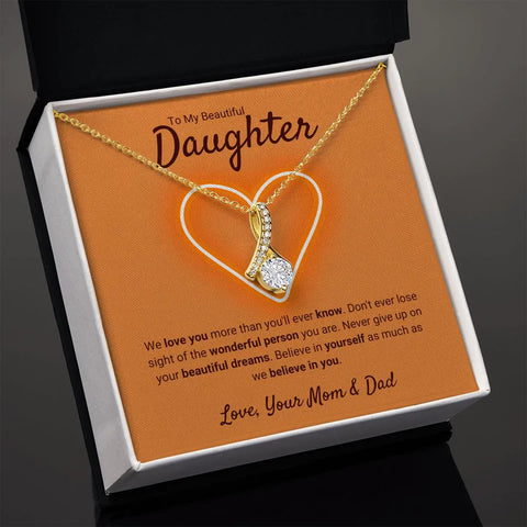 Daughter - Your Beautiful Dreams Alluring Beauty Necklace
