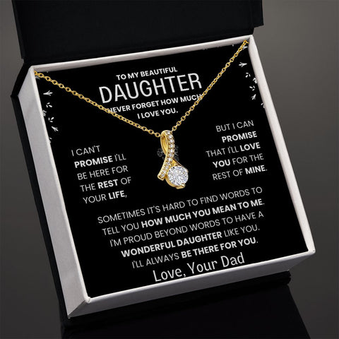 Daughter From Dad Alluring Beauty Necklace