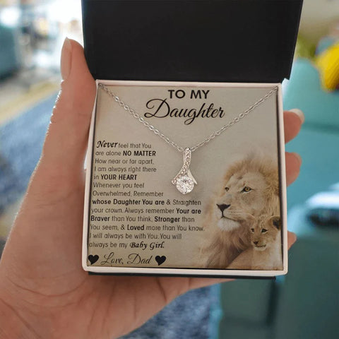 Unique Alluring Beauty Necklace for Daughter from Dad