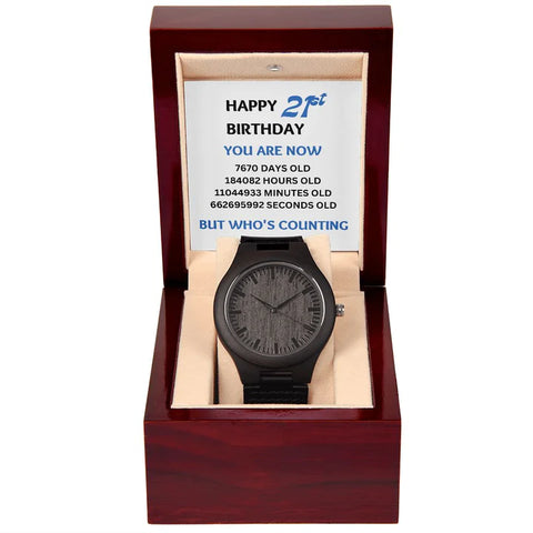 Wooden Watch | 21st birthday gifts for him