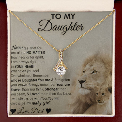 You Are Strong - To My Daughter From Dad Gift - Father to Daughter Nec –  Liliana and Liam