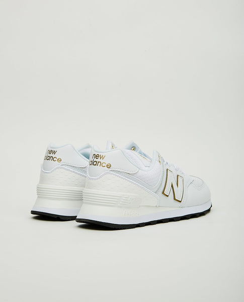 new balance gold white