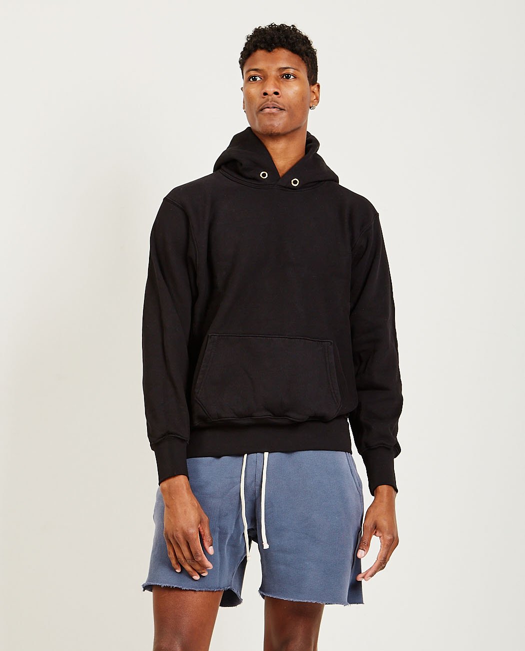 Cropped Hoodie Jet Black