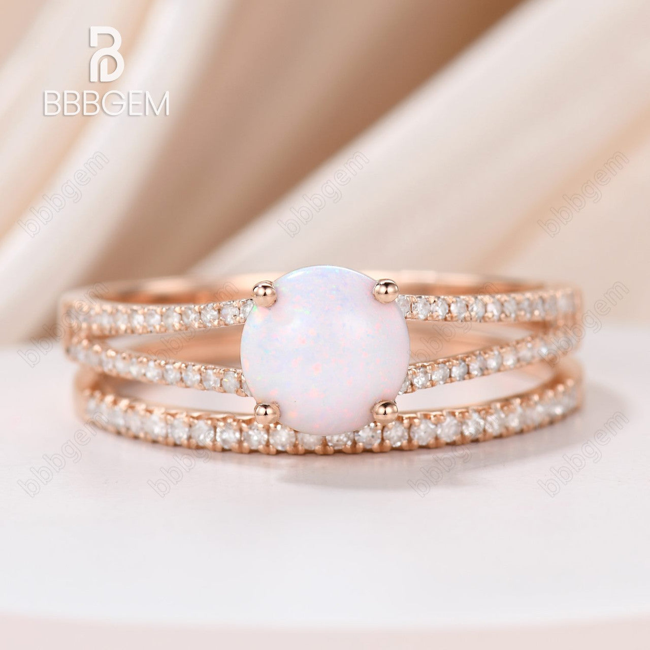 Vintage Opal Engage… - image