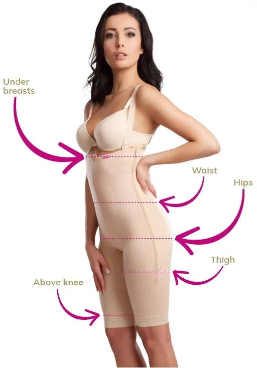 LIPOELASTIC Full Body Compression Bodysuit - Catsuit - Certified material  (Beige, XS) at  Women's Clothing store