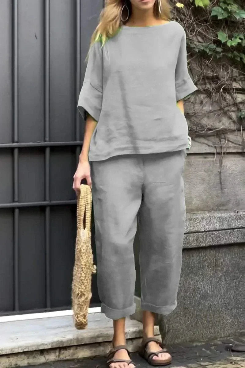 Lily - Chic Urban Ensemble Grey
