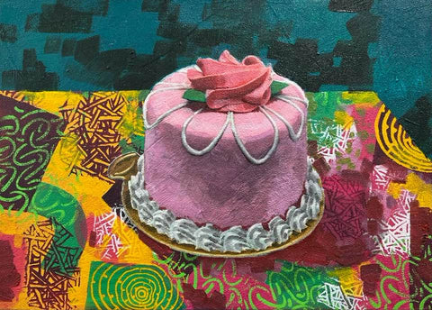 Cake painting by David Gerstein