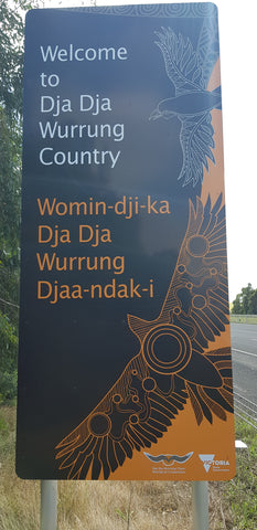 Dja Dja Wurrung Road Sign Calder Freeway