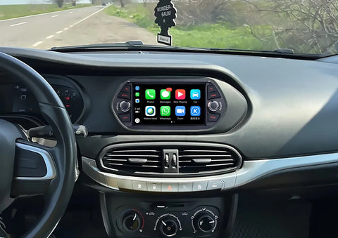 FIAT TIPO 2014-2018| APPLE CARPLAY ANDROID AUTO | TELECAMERA POSTERIORE | NAVIGATORE GPS USB DAB+ WIFI 4G | CARTABLET AUTORADIO 2DIN STEREO HARDSTONE