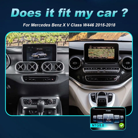 MERCEDES CLASSE V X W447 W470| APPLE CARPLAY ANDROID AUTO | TELECAMERA POSTERIORE | NAVIGATORE GPS USB DAB+ WIFI 4G | CARTABLET AUTORADIO 2DIN STEREO HARDSTONE