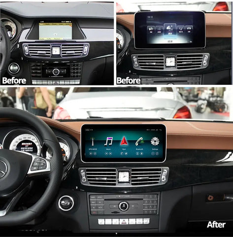 MERCEDES CLS | AUTORADIO APPLE CARPLAY ANDROID AUTO | TELECAMERA POSTERIORE | CAR TABLET  NAVIGATORE GPS USB DAB+ WIFI 4G | CARTABLET AUTORADIO 2DIN STEREO