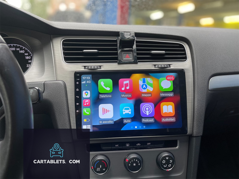 Tablette tactile Android 13.0 + Apple Carplay Volkswagen Golf VII