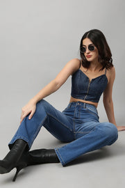 Mid Blue Jeans