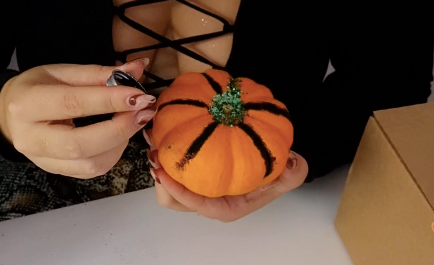 décoration Halloween 100% DIY avec des paillettes