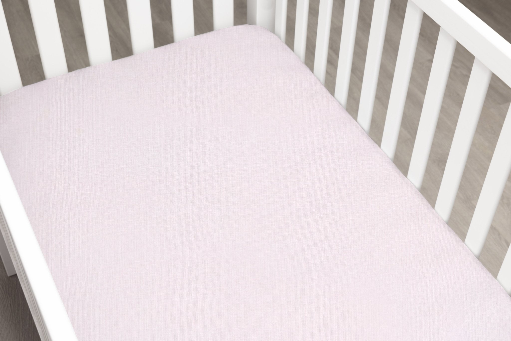 Solid Pink Minky Crib Sheet