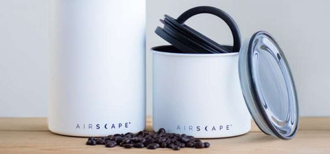 Airtight coffee storage canister