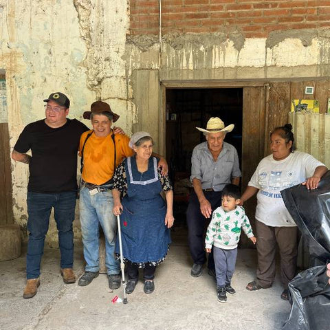 Mexican specialty coffee farmer family