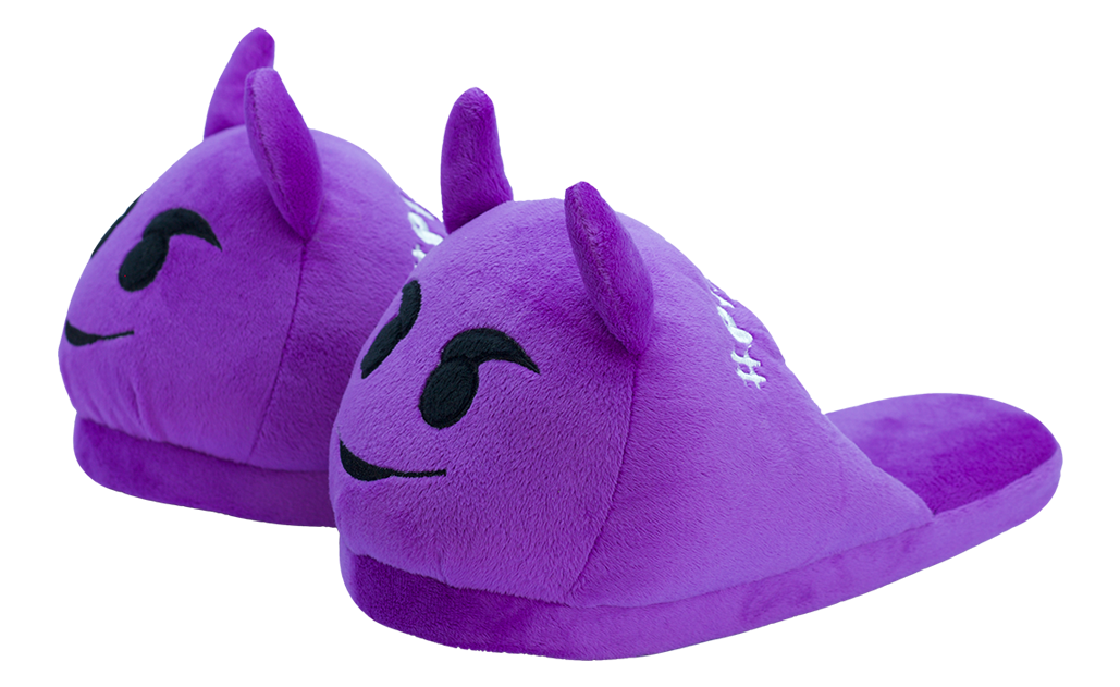 purple slippers