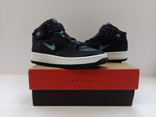 Nike Air Force 1 1997 Release “Jewel” Black/Carolina Blue NYC