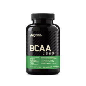 BCAA 1000 CAPS - 200 Capsules (Optimum Nutrition) - Discount Nutrition Store