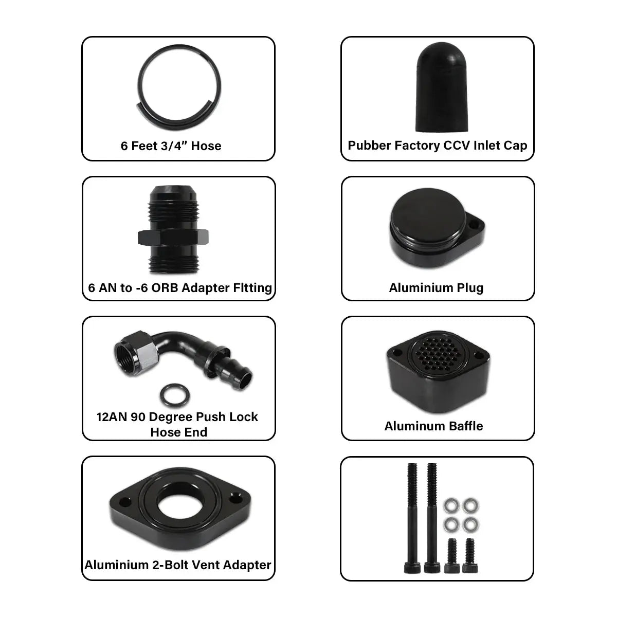 Function 6.7 powerstroke CCV Reroute Kit package included