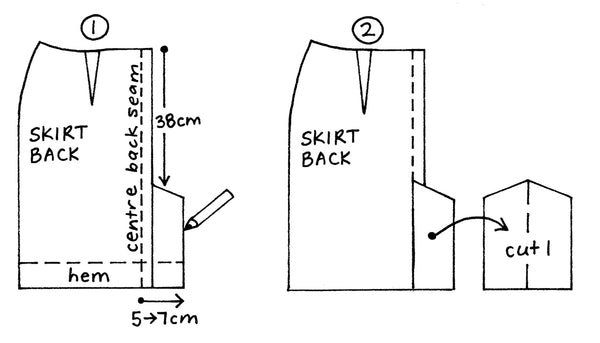 Dior pleat 1 pattern