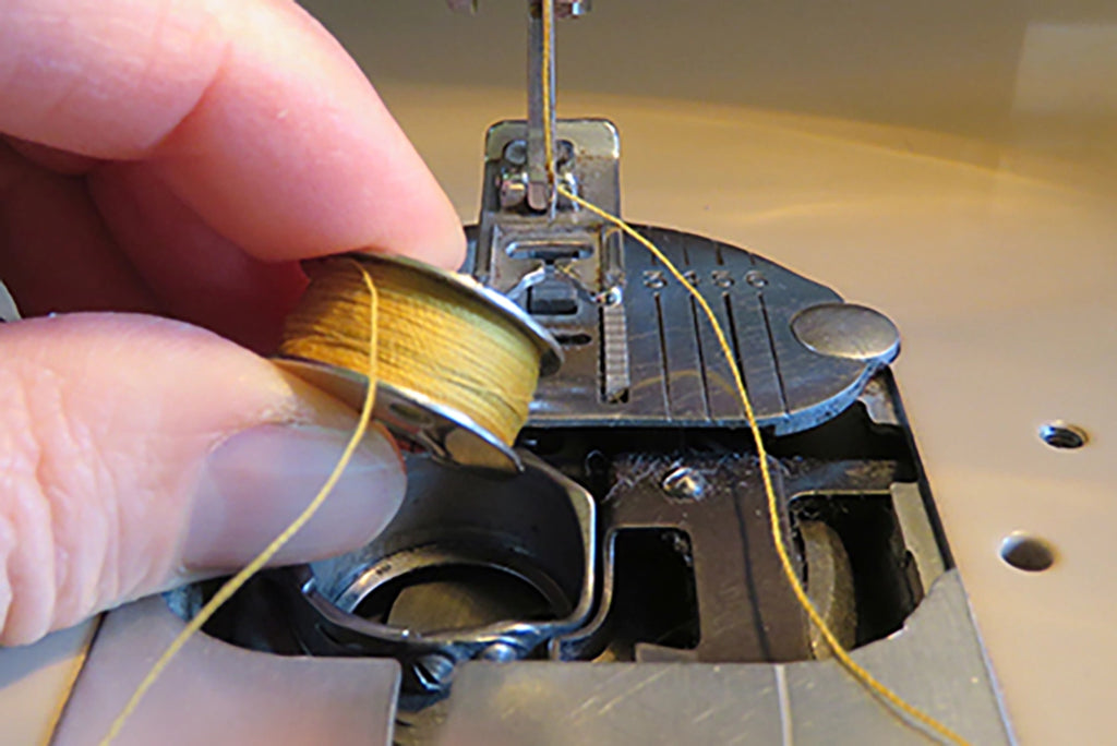 How to use topstitching thread type