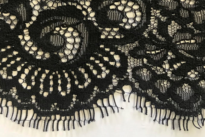 Decorative edge lace for lingerie making