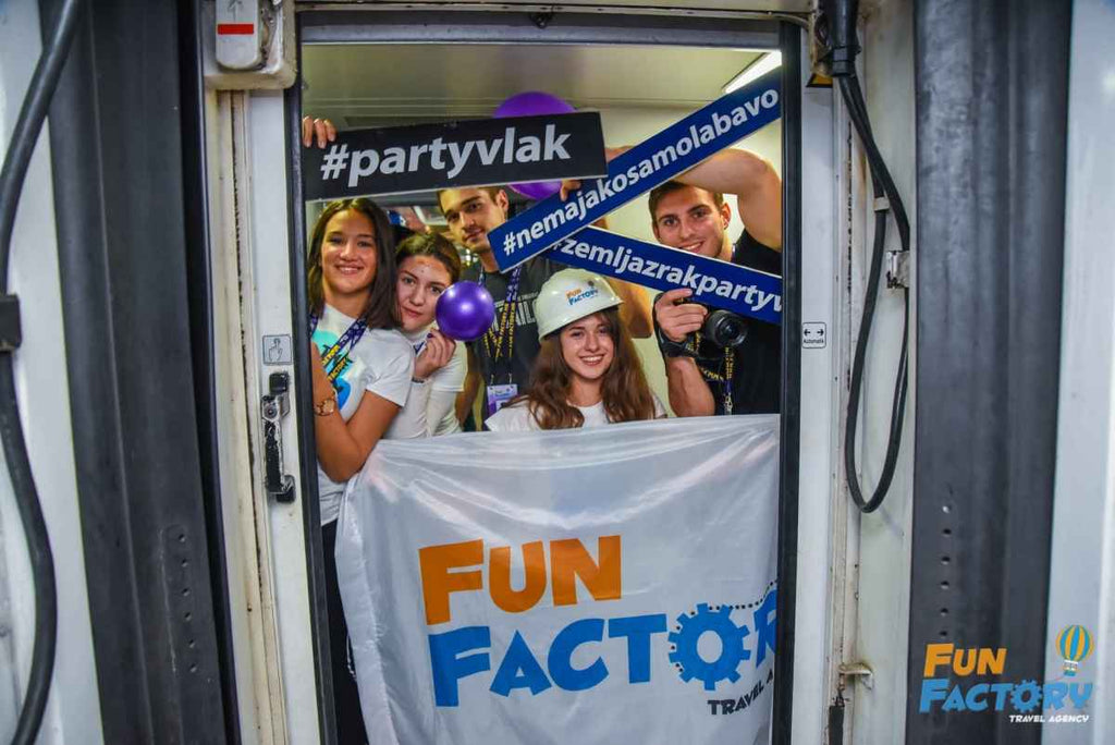 Party Vlak iz perspektive putnika