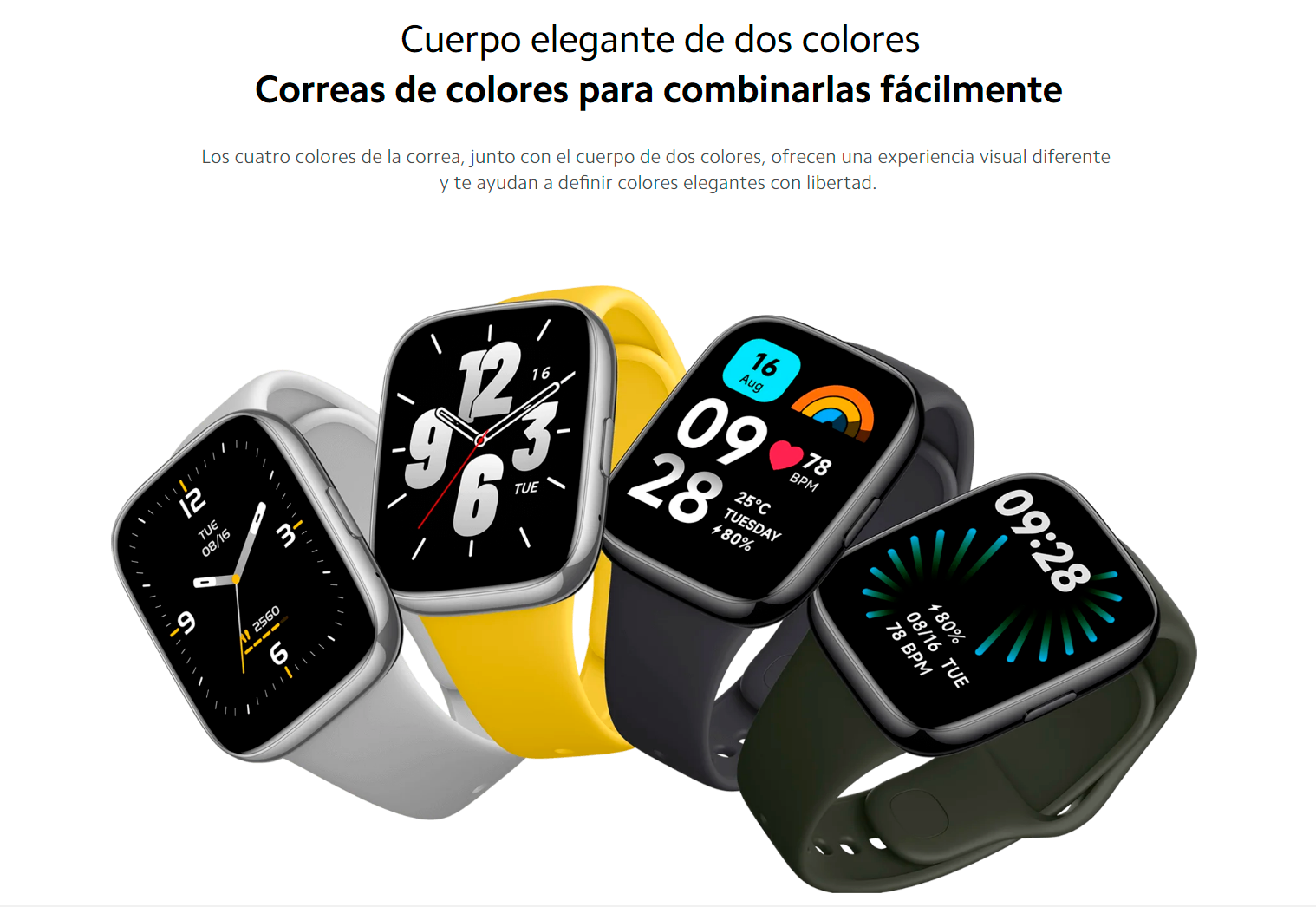 Ripley - RELOJ XIAOMI REDMI WATCH 3 ACTIVE CONTESTAR LLAMADAS COLOR NEGRO