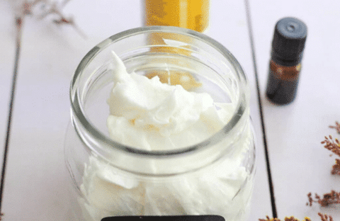 whisking body butter