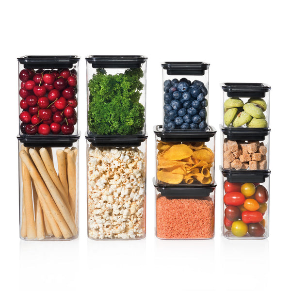 Oggi Canisters & Spice Jars, Glass 8 Piece Set - Macy's