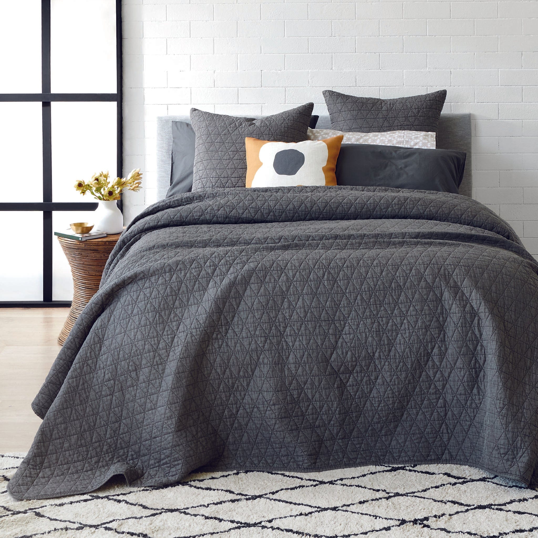 Alex Liddy Edit Triangle Quilted Coverlet - House