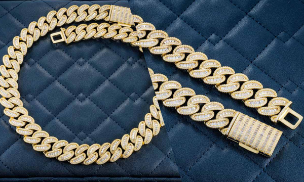 20MM gold cuban link chain